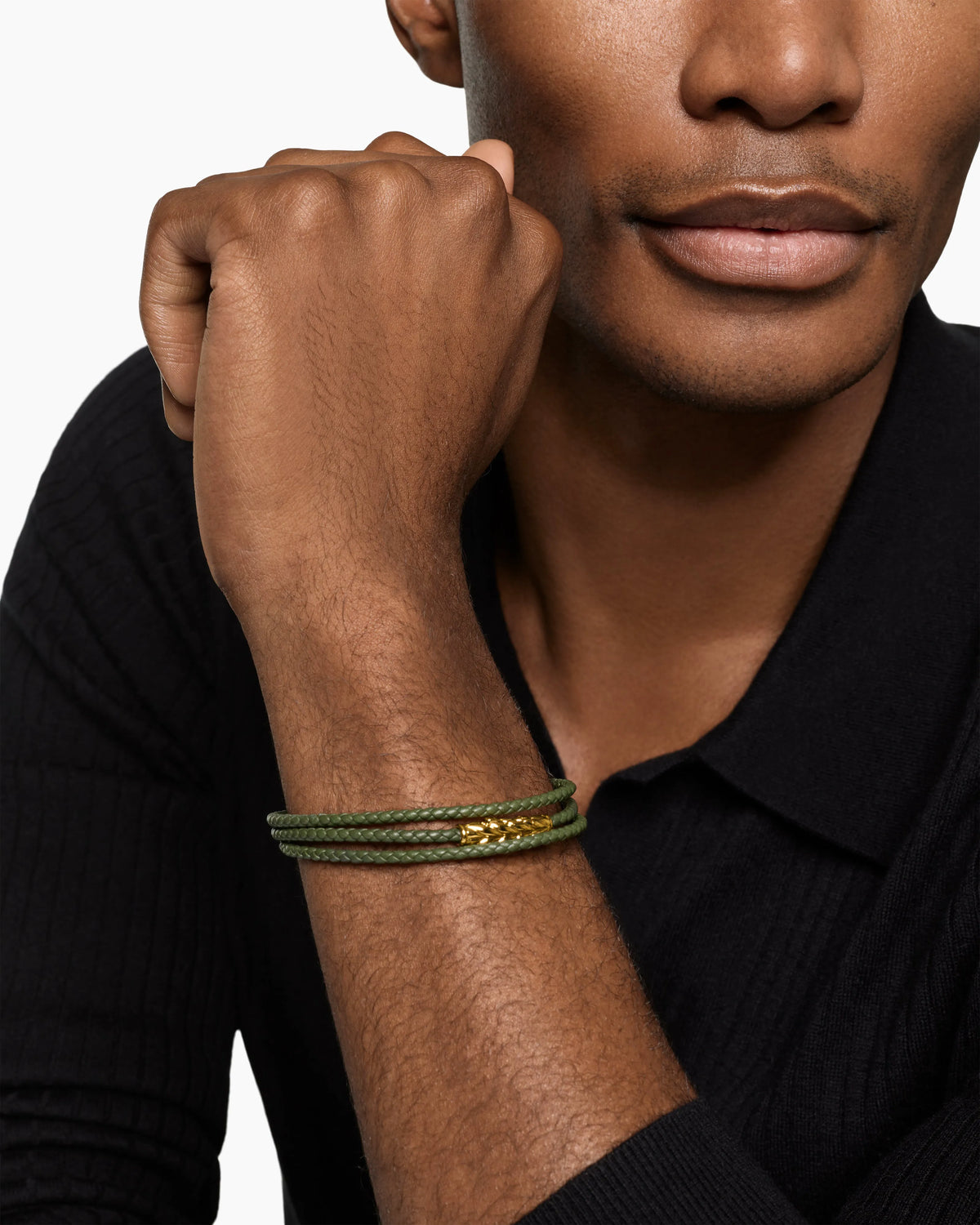 GREEN LEATHER